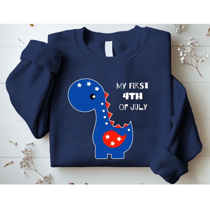 My First 4th of July Cute Dinosaur Sweatshirt