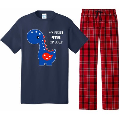 My First 4th of July Cute Dinosaur Pajama Set