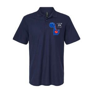 My First 4th of July Cute Dinosaur Softstyle Adult Sport Polo