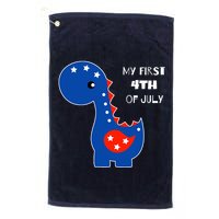 My First 4th of July Cute Dinosaur Golf Towel