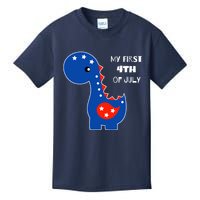 My First 4th of July Cute Dinosaur Kids T-Shirt