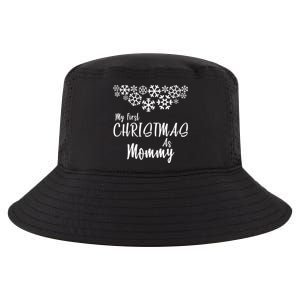 My First Christmas As Mommy Cool Comfort Performance Bucket Hat