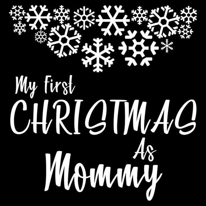 My First Christmas As Mommy Flexfit Unipanel Trucker Cap