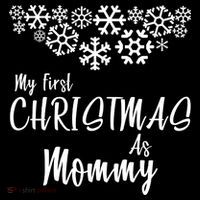 My First Christmas As Mommy Bucket Hat