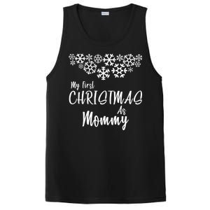 My First Christmas As Mommy PosiCharge Competitor Tank