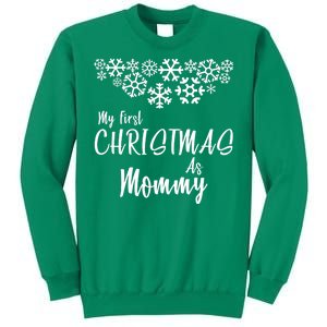 My First Christmas As Mommy Sweatshirt