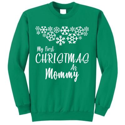 My First Christmas As Mommy Sweatshirt