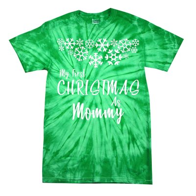 My First Christmas As Mommy Tie-Dye T-Shirt