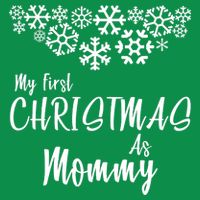 My First Christmas As Mommy Women's V-Neck T-Shirt