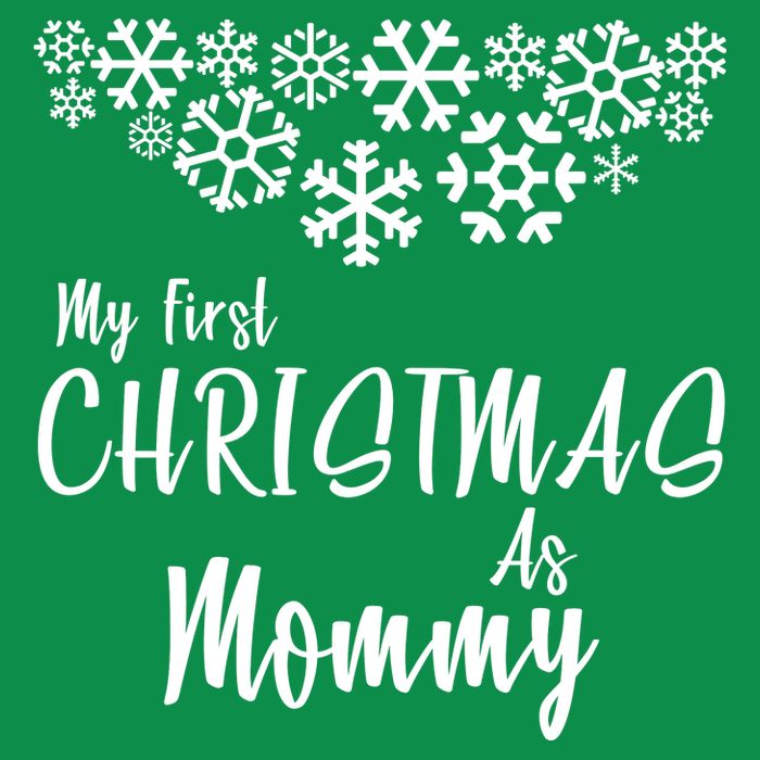 My First Christmas As Mommy Women's V-Neck T-Shirt