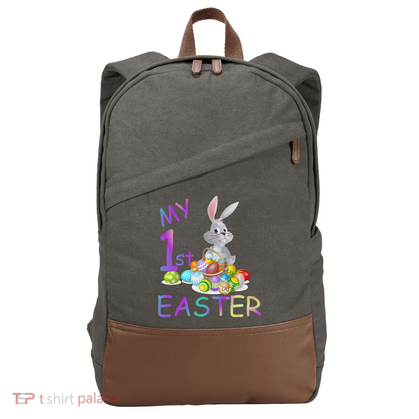 My First Easter Cotton Canvas Backpack