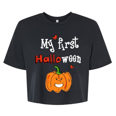 My First Halloween Bella+Canvas Jersey Crop Tee