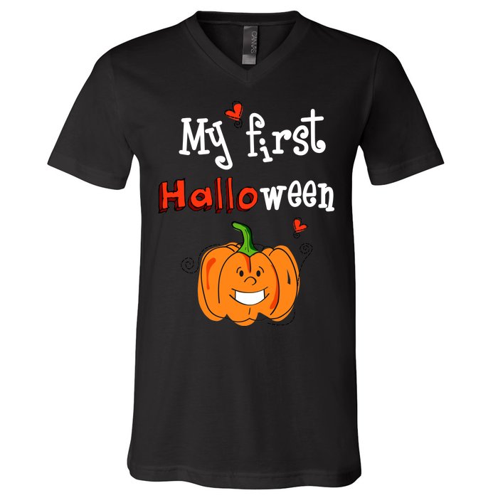 My First Halloween V-Neck T-Shirt