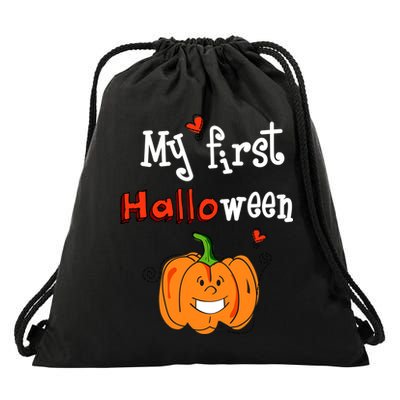 My First Halloween Drawstring Bag