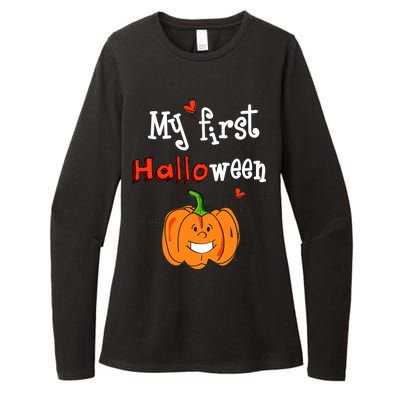 My First Halloween Womens CVC Long Sleeve Shirt