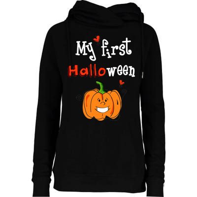 My First Halloween Womens Funnel Neck Pullover Hood