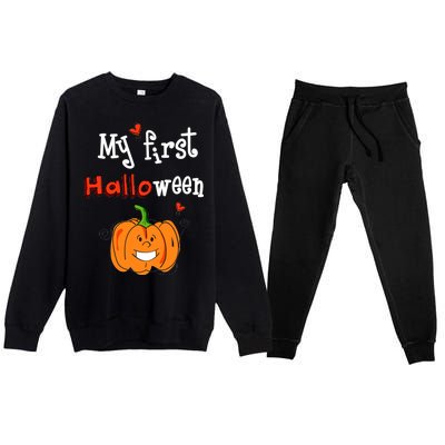 My First Halloween Premium Crewneck Sweatsuit Set