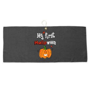 My First Halloween Large Microfiber Waffle Golf Towel