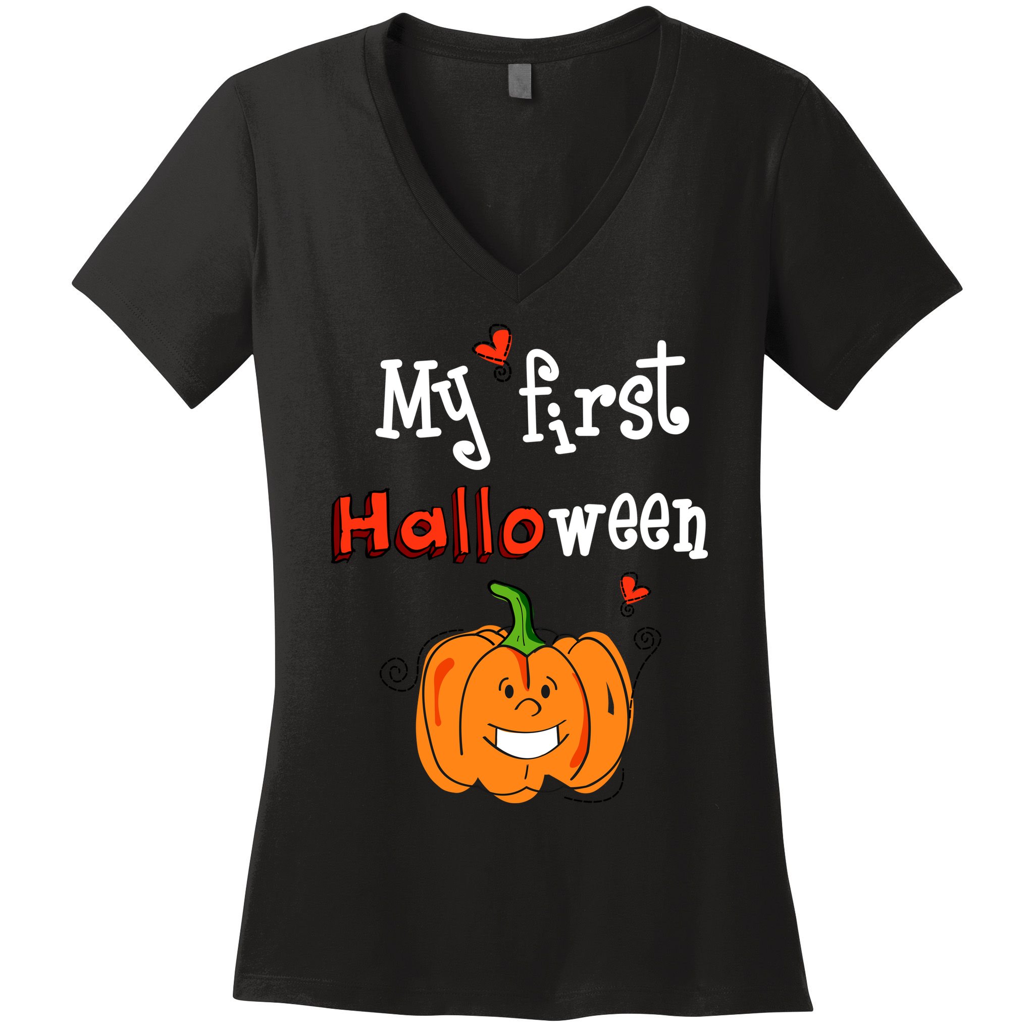 My First Halloween Women's V-Neck T-Shirt