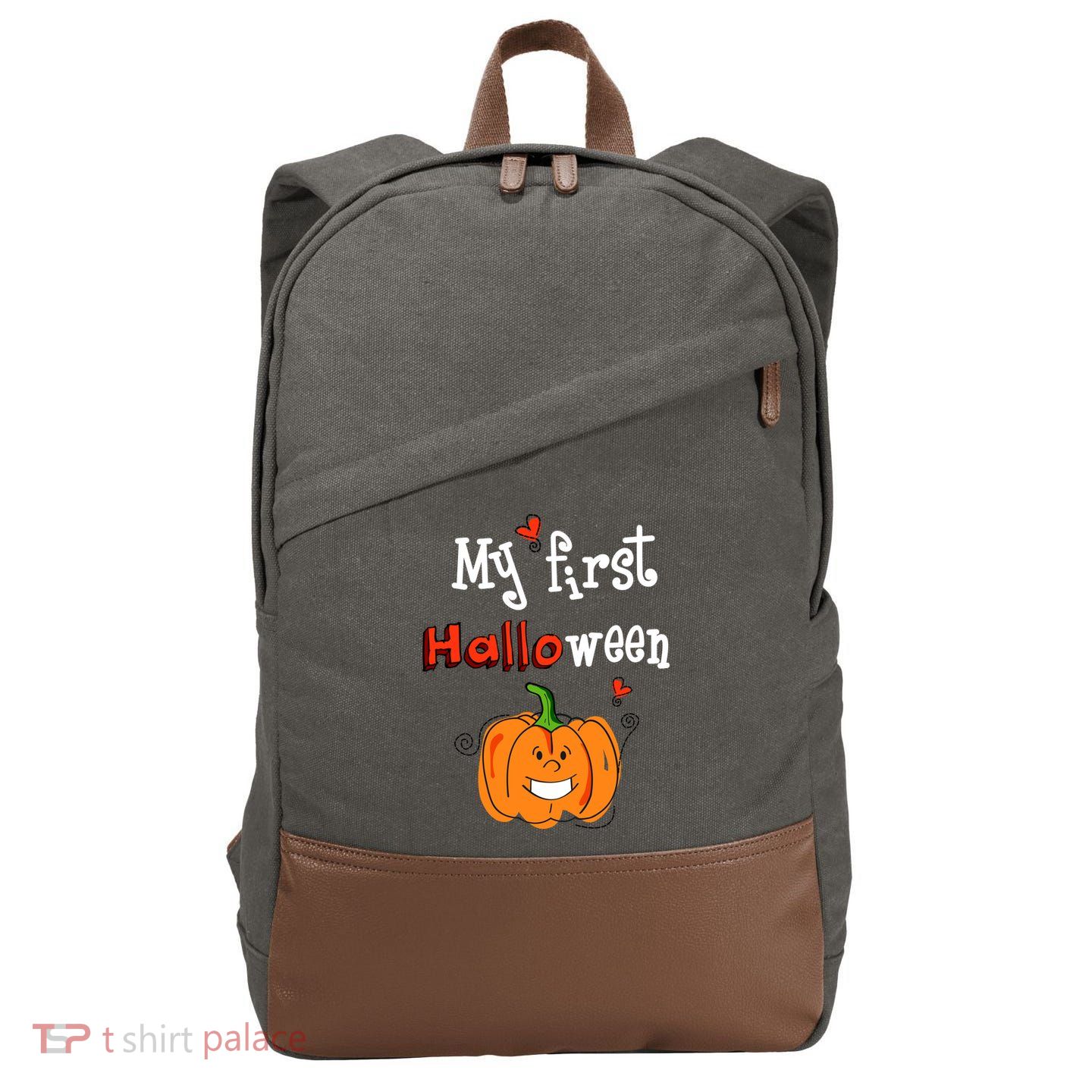 My First Halloween Cotton Canvas Backpack