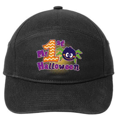 My First Halloween Cute Spider 7-Panel Snapback Hat