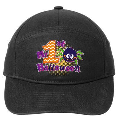 My First Halloween Cute Spider 7-Panel Snapback Hat