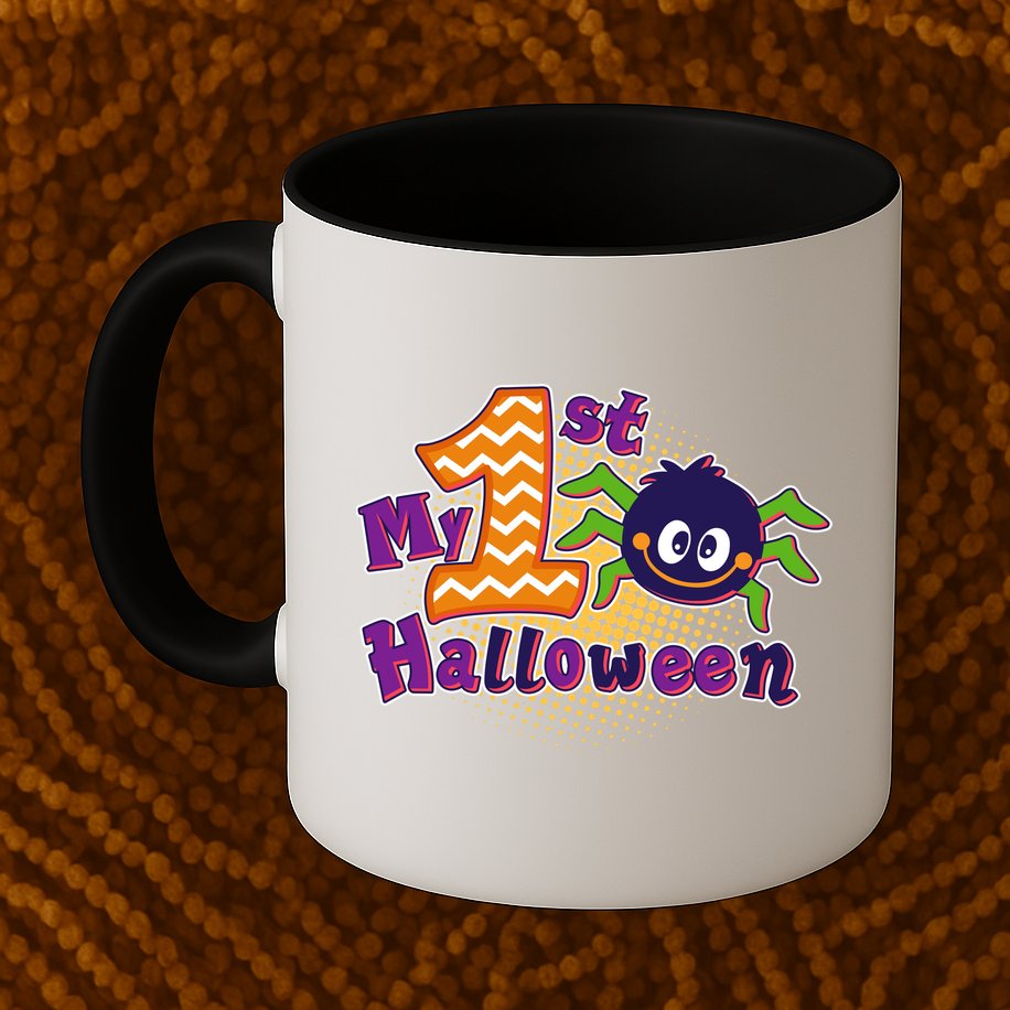 My First Halloween Cute Spider Mug