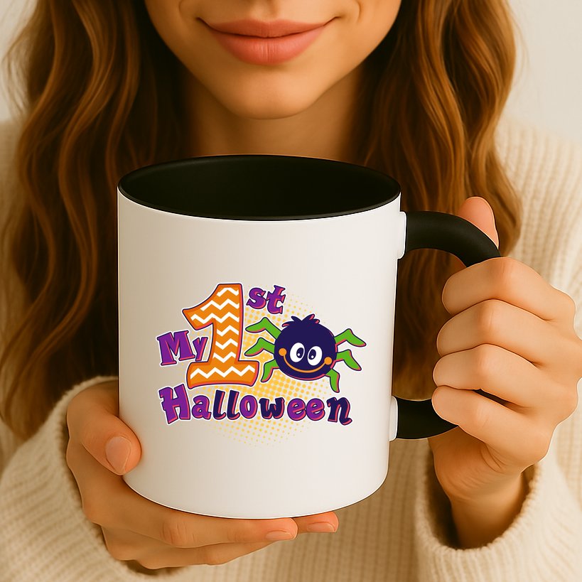 My First Halloween Cute Spider Mug