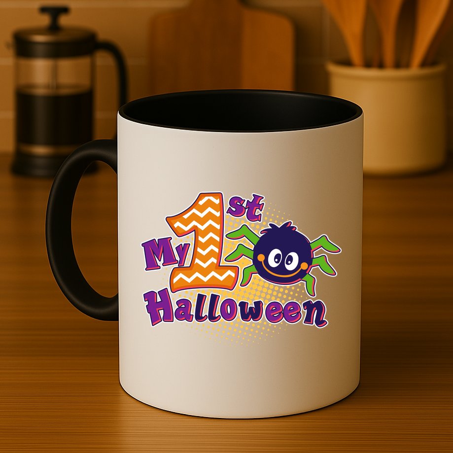 My First Halloween Cute Spider Mug