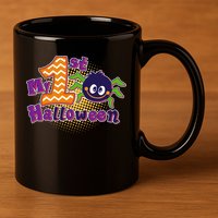 My First Halloween Cute Spider 11oz C Handle Ceramic Mug