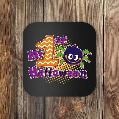 My First Halloween Cute Spider Coaster