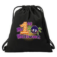 My First Halloween Cute Spider Drawstring Bag