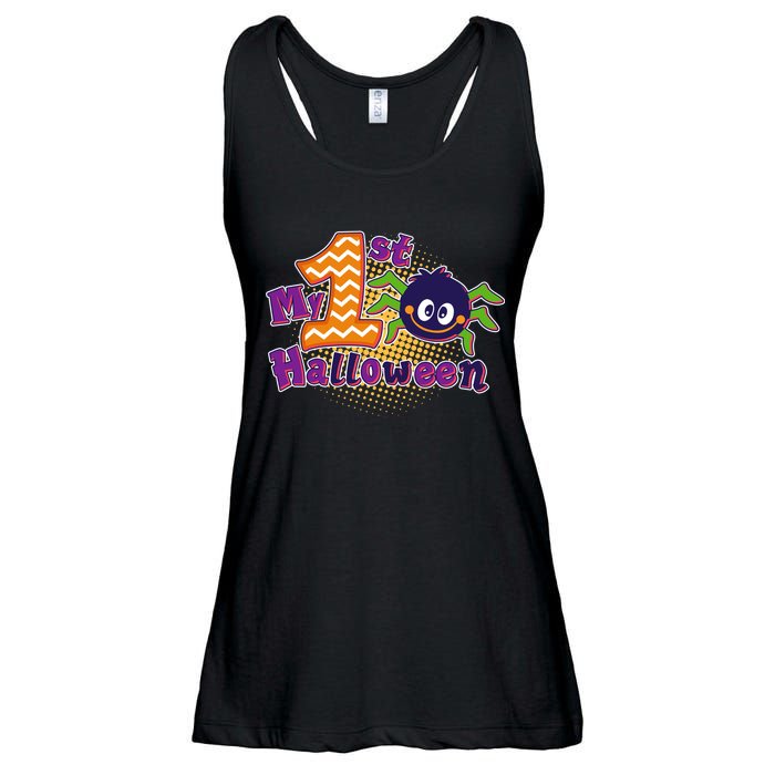 My First Halloween Cute Spider Ladies Essential Flowy Tank