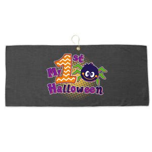 My First Halloween Cute Spider Large Microfiber Waffle Golf Towel