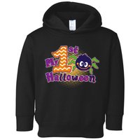 My First Halloween Cute Spider Toddler Hoodie