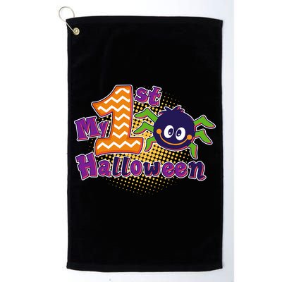 My First Halloween Cute Spider Golf Towel