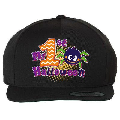 My First Halloween Cute Spider Wool Snapback Cap