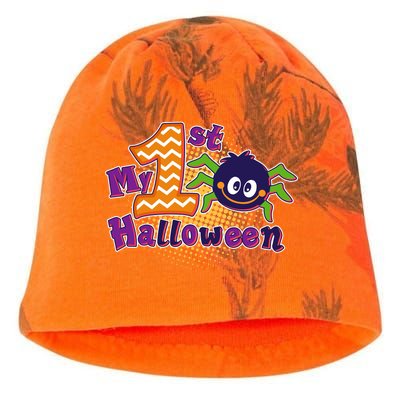 My First Halloween Cute Spider Kati - Camo Knit Beanie