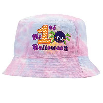 My First Halloween Cute Spider Tie-Dyed Bucket Hat