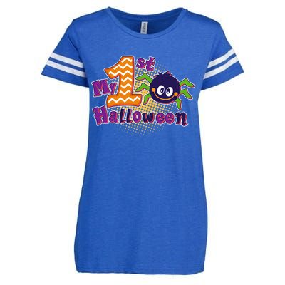 My First Halloween Cute Spider Enza Ladies Jersey Football T-Shirt