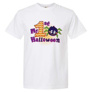 My First Halloween Cute Spider Garment-Dyed Heavyweight T-Shirt