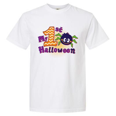 My First Halloween Cute Spider Garment-Dyed Heavyweight T-Shirt