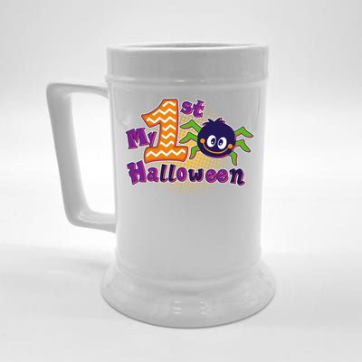 My First Halloween Cute Spider Beer Stein