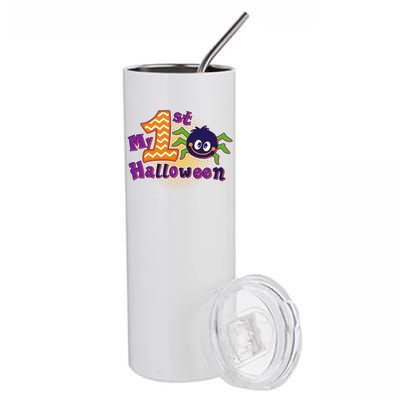 My First Halloween Cute Spider Stainless Steel Tumbler