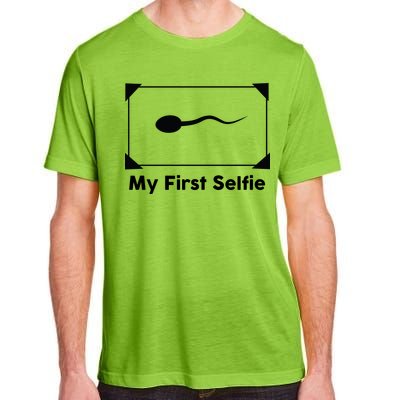 My First Selfie Funny Parody Adult ChromaSoft Performance T-Shirt