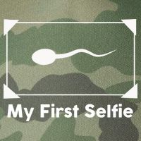 My First Selfie Funny Parody Legacy Tie Dye Trucker Hat
