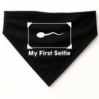 My First Selfie Funny Parody USA-Made Doggie Bandana