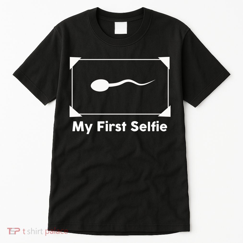 My First Selfie Funny Parody Tall T-Shirt