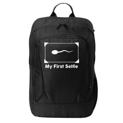 My First Selfie Funny Parody City Backpack