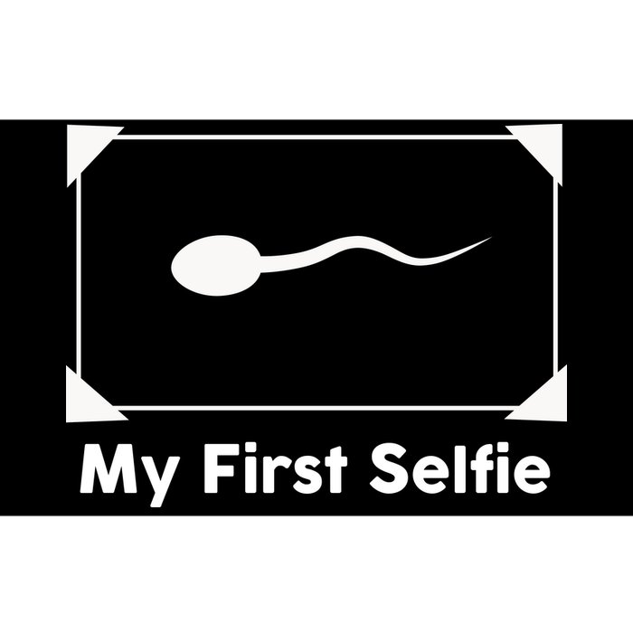 My First Selfie Funny Parody Bumper Sticker